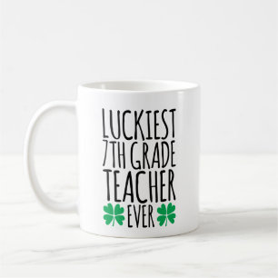 Caneca De Café Professor de 7 mais sortuda de sempre