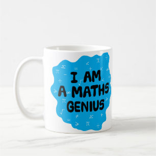Caneca De Café Professor de Álgebra do Math Genius Matemático