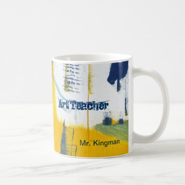 Caneca De Café Professor de arte (Direita)