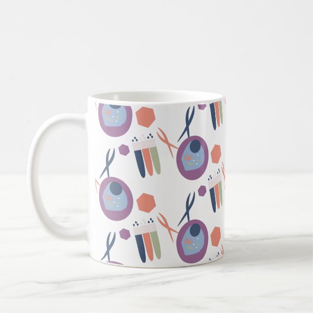 Caneca De Café Professor de Aula de Laboratório de Biologia (Esquerda)