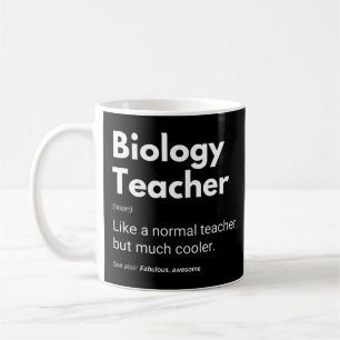 Caneca De Café Professor de Biologia Engraçado Dizendo