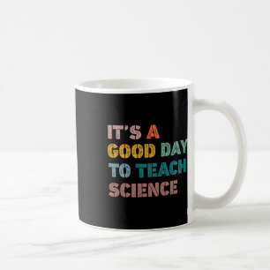 Caneca De Café Professor De Ciência Oferece Um Bom Dia Para Ensin