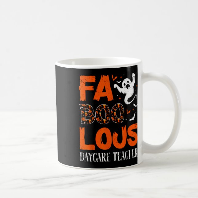 Caneca De Café Professor de Creche Faboolous - Cuidado Infantil d (Direita)
