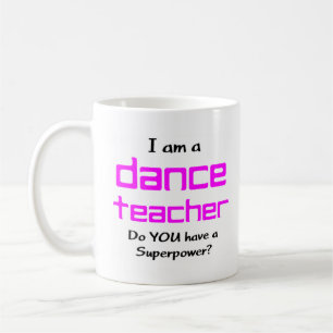 Caneca De Café professor de dança