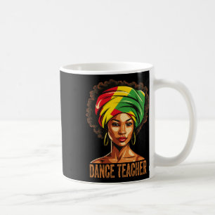 Caneca De Café Professor de dança - História Negra Afro-Americana
