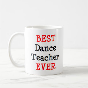Caneca De Café professor de dança, melhor