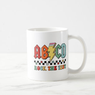 Caneca De Café Professor de Dia Retro Motivacional Estudante Roch