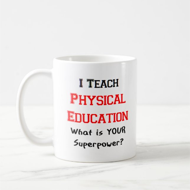 Caneca De Café professor de educação física (Esquerda)
