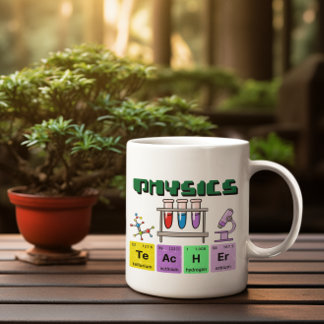 Caneca De Café Professor De Física Mug, Presente Para Professora