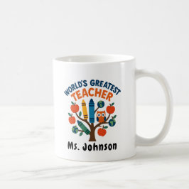 Caneca De Café Professor de frango com óculos Formando papel