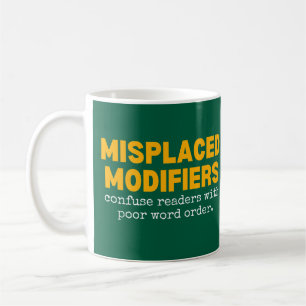 Caneca De Café Professor de Gramática Inglesa Divertido Literário