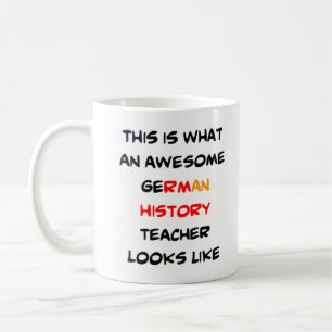 Caneca De Café professor de história alemão incrível
