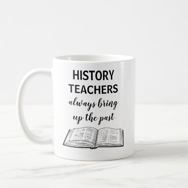 Caneca De Café Professor de História Engraçado Dão Café Mug (Esquerda)