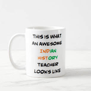 Caneca De Café professor de história indiana, incrível