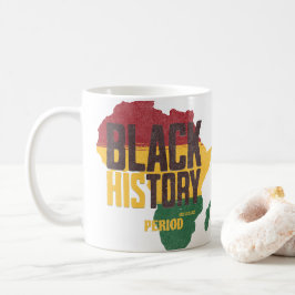 Caneca De Café Professor de História Negra Vintage Pan-Africano