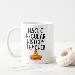 Caneca De Café Professor de História Regular de Nacho