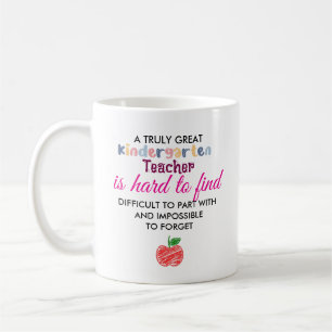 Caneca De Café Professor de jardim de infância verdadeiramente Ex