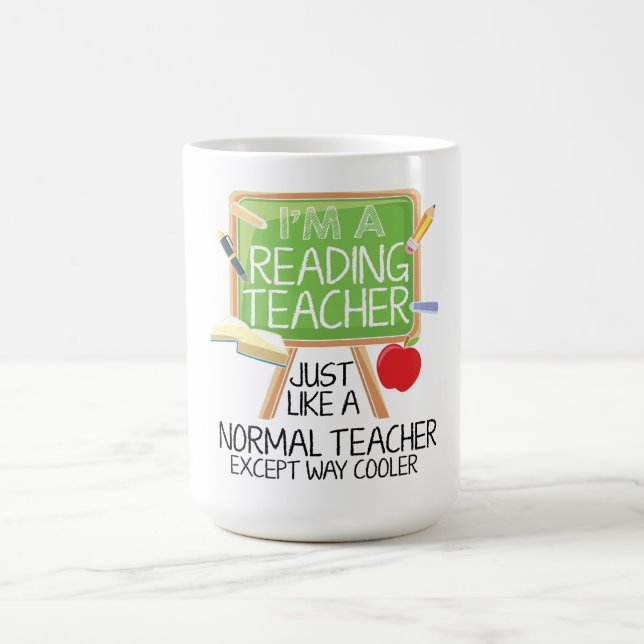 Caneca De Café Professor de Leitura  (Centro)