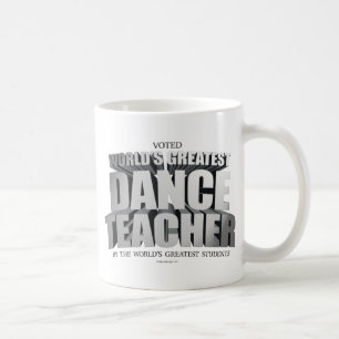 Caneca De Café Professor de maior dança do mundo
