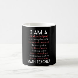 Caneca De Café Professor de matemática