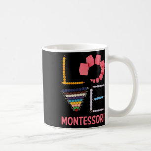 Caneca De Café Professor de Matemática da Educação Montessori Amo