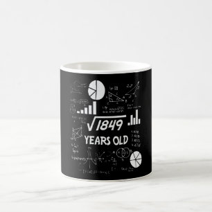Caneca De Café Professor de Matemática de 43 Anos de Idade no Dom