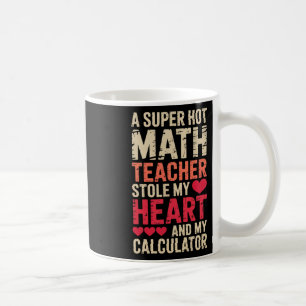 Caneca De Café Professor de Matemática Dia dos Namorados Álgebra 