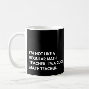 Caneca De Café Professor de Matemática Ditado Divertido de Profes