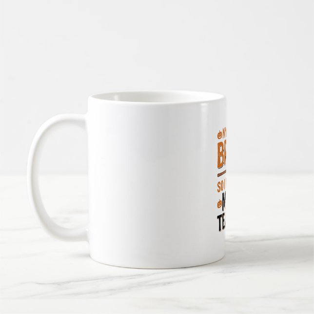 Caneca De Café Professor de Matemática Engraçado Desenho de Vasso (Esquerda)