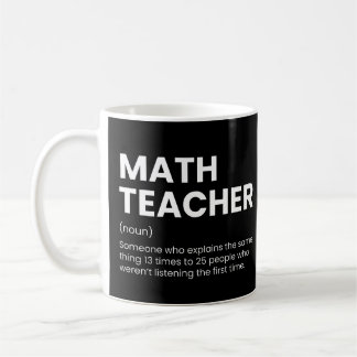 Caneca De Café Professor de Matemática Piadas de Matemática Profe