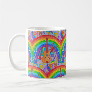 Caneca De Café Professor de Música de Instrumentos Musicais Arco-