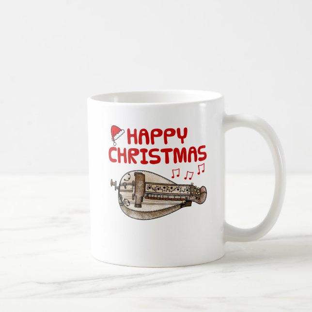 Caneca De Café Professor de Música Musical de Folia de Natal Hurd (Direita)