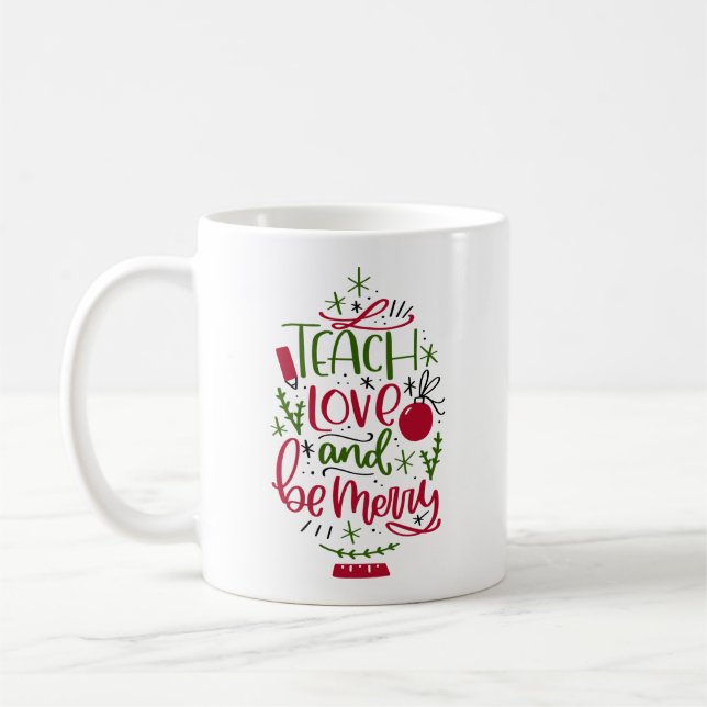 Caneca De Café Professor de Natal Mug (Esquerda)