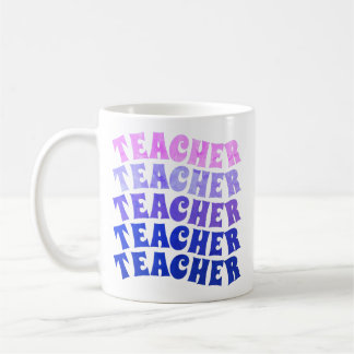Caneca De Café Professor de onda repetida personalizado Coffee Mu