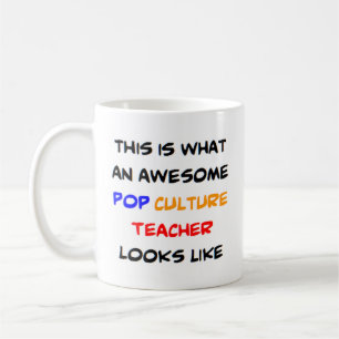 Caneca De Café professor de pop cultura incrível