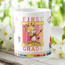 Professor de primeiro grau Dabbing Giraffe