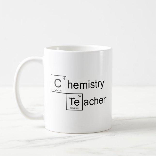 Caneca De Café Professor de Química Coffee Mug (Esquerda)