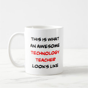 Caneca De Café professor de tecnologia, incrível