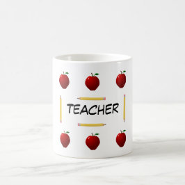 Caneca De Café Professor de volta à escola modelo Mug