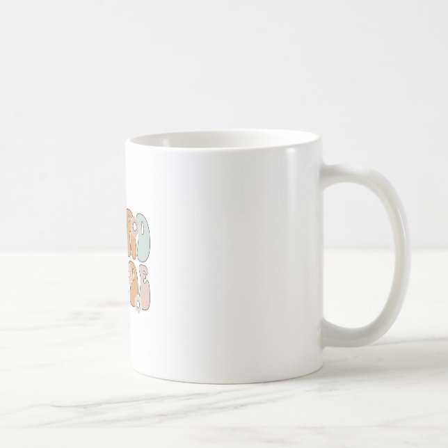 Caneca De Café Professor do 3º ano Boho volta para a escola (Direita)