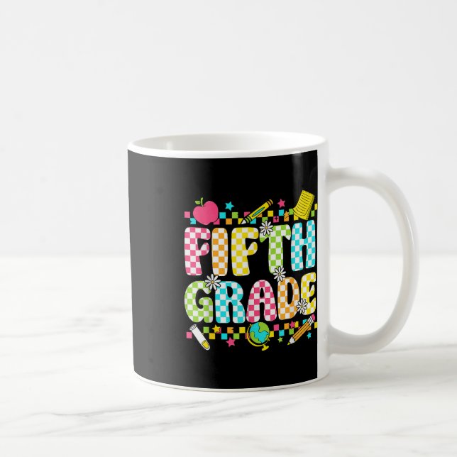 Caneca De Café Professor do 5º ano, Groovy foi revistado (Direita)