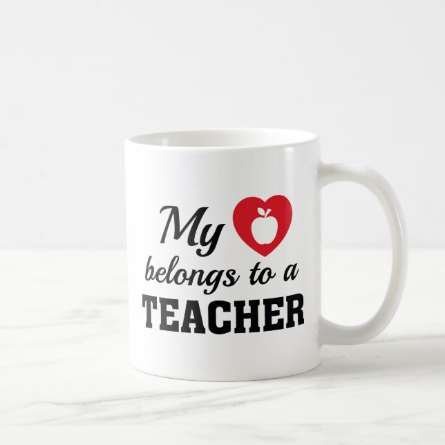 Caneca De Café Professor do Coração Pertence (Direita)