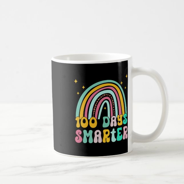 Caneca De Café Professor Do Dia Da Escola - 100 Dias Mais Intelig (Direita)
