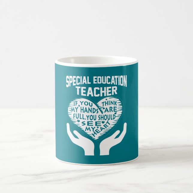 Caneca De Café Professor do ensino especial (Centro)