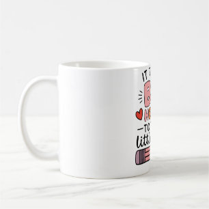 Caneca De Café Professor É Preciso Um Grande Coração Para Ensinar