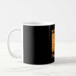 Caneca De Café Professor engraçado de Halloween Meu vassoura queb