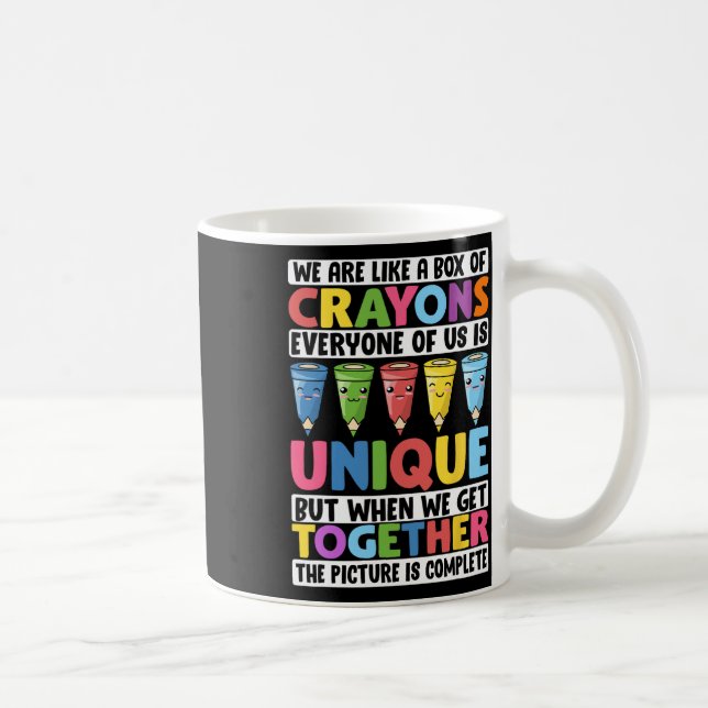 Caneca De Café Professor Engraçado Nós Somos Como Uma Caixa De Gi (Direita)