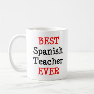 Caneca De Café professor espanhol, melhor