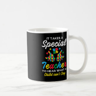 Caneca De Café Professor Especial Para Ouvir Crianças Dizer Autis