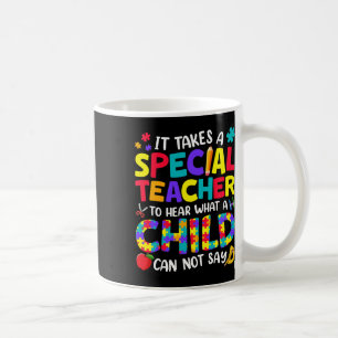Caneca De Café Professor Especial Para Ouvir O Que Um Autismo Inf